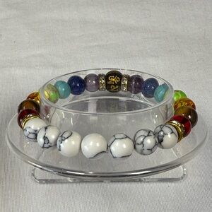 Turquoise White Natural Stone Bracelet